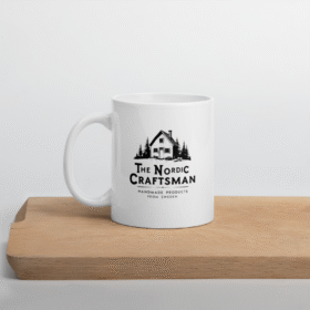 White glossy mug - The Nordic Craftsman